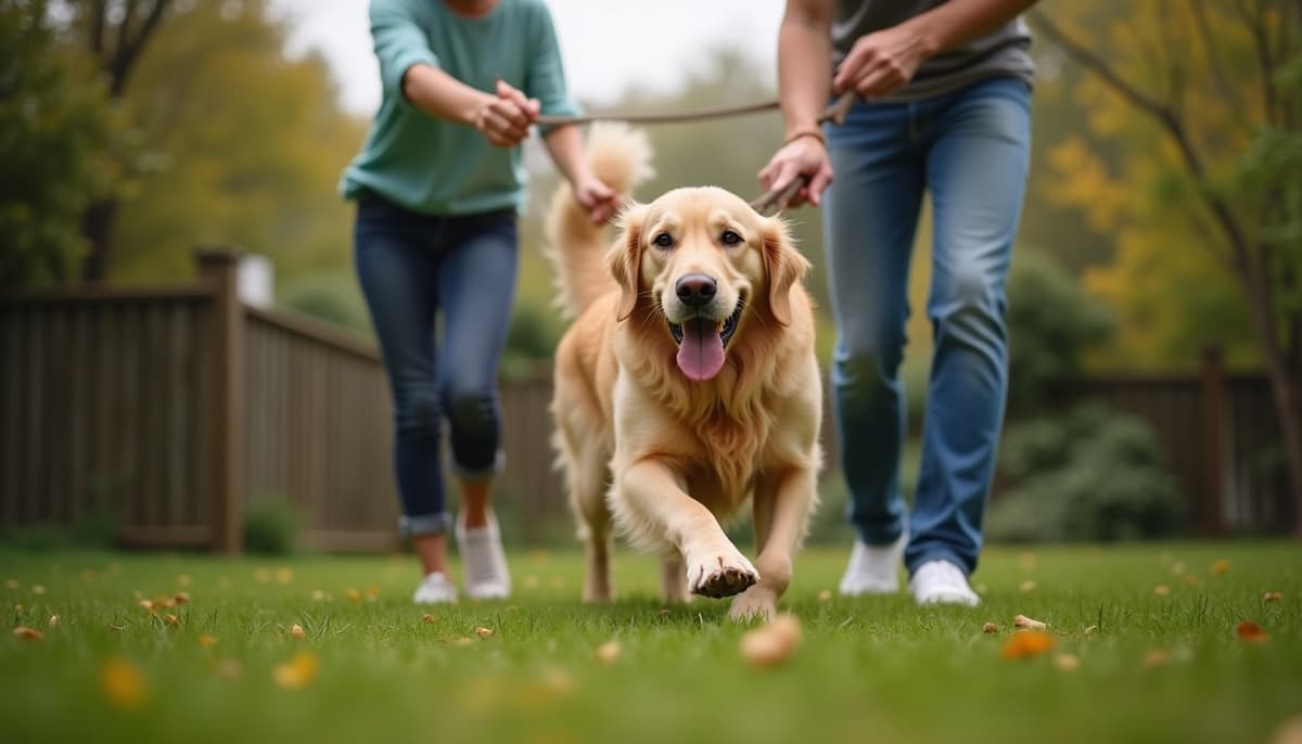 A dog on a walk ā Peptides for Pets in Roseville, CA for Dogs