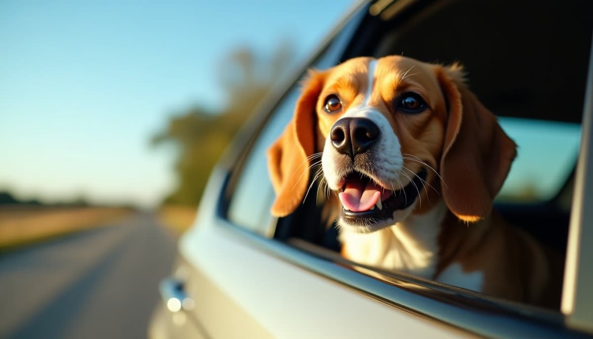 A dog on a walk — Peptides for Pets in San Antonio, TX for Dogs