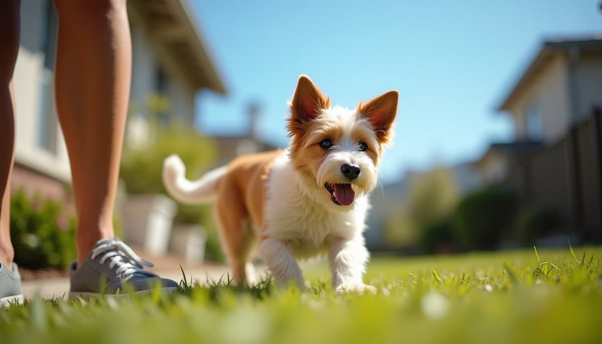 A dog on a walk — Are Peptides for Pets Available in San Diego, CA