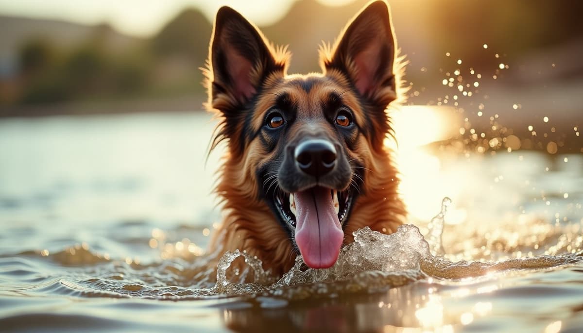 A dog on a walk — Peptides for Pets in Santa Clarita, CA for Dogs