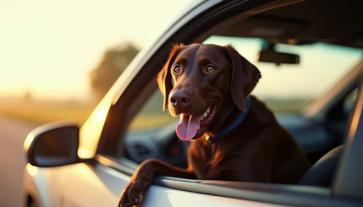 A dog on a walk — Peptides for Pets in Stockton, CA for Dogs