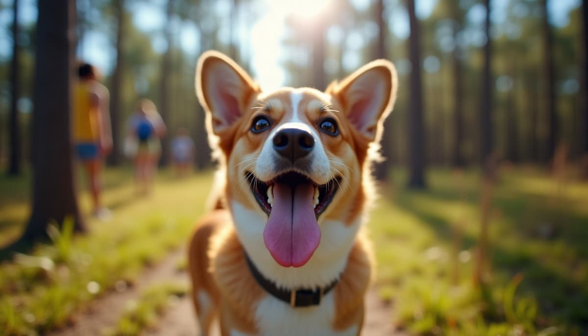 A dog on a walk — Peptides for Pets in Tallahassee FL for Dogs