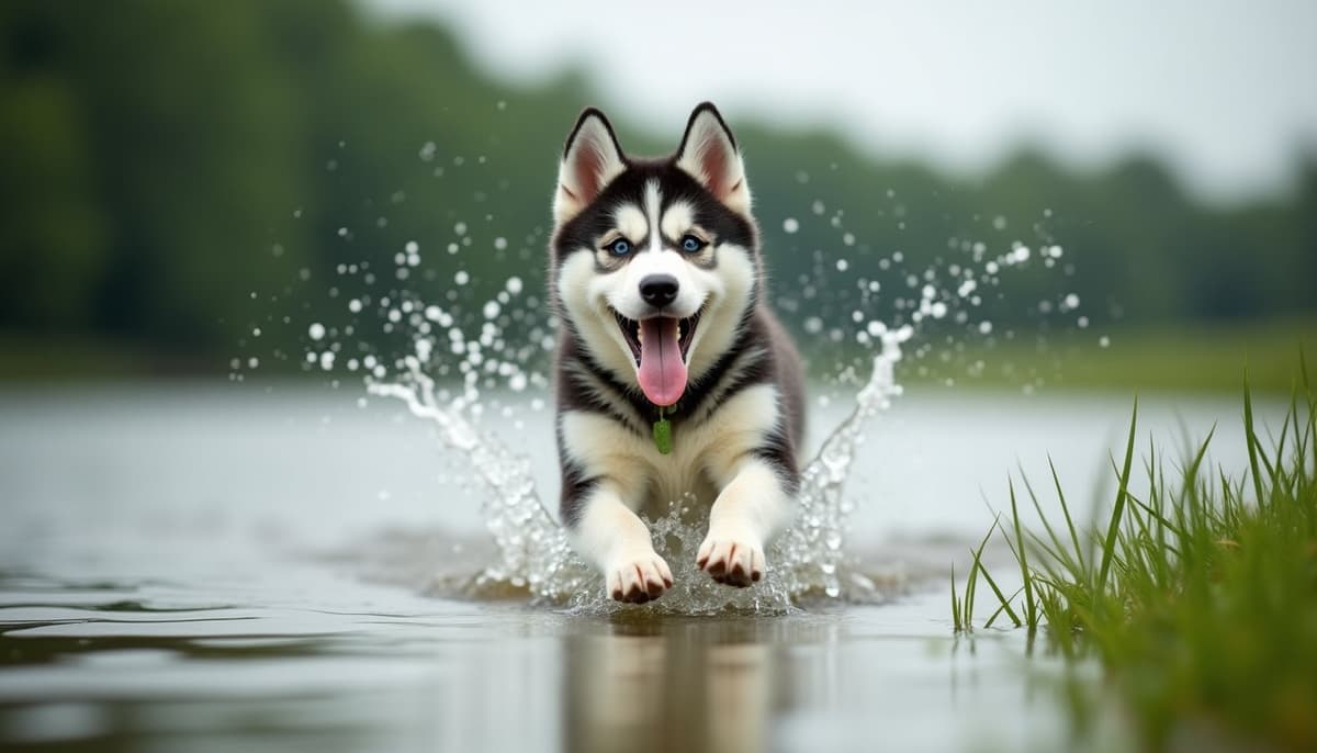 A dog on a walk — Pet Supplements in Atlanta, GA for Dogs
