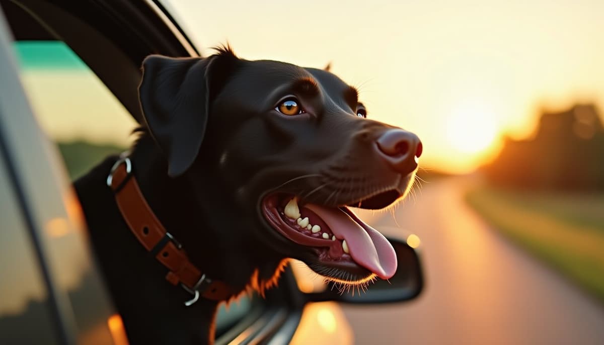 A dog on a walk — Pet Supplements in Austin TX for Dogs
