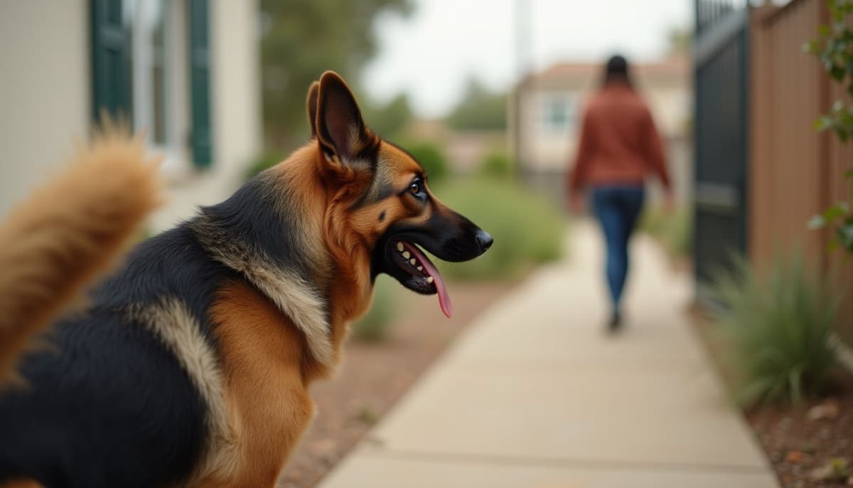 A dog on a walk — Pet Supplements in Bakersfield, CA for Dogs