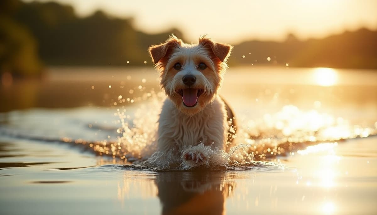 A dog on a walk — Pet Supplements in Beaumont TX for Dogs