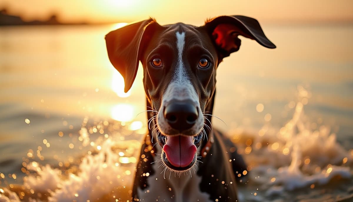 A dog on a walk — Pet Supplements in Brownsville TX for Dogs