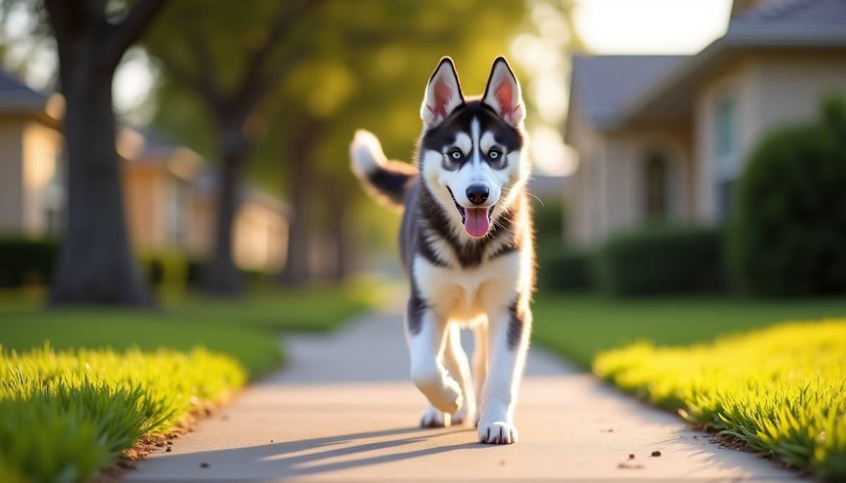 A dog on a walk — Pet Supplements in Cape Coral, FL for Dogs