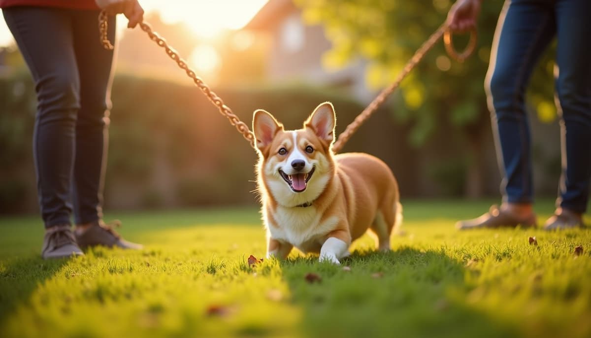 A dog on a walk — Pet Supplements in Carlsbad, CA for Dogs