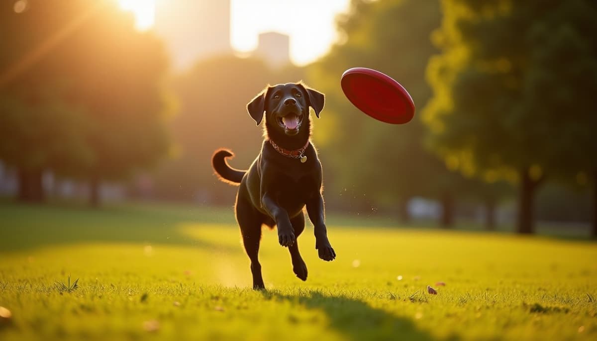 A dog on a walk — Where to Buy Pet Supplements in Chicago, IL