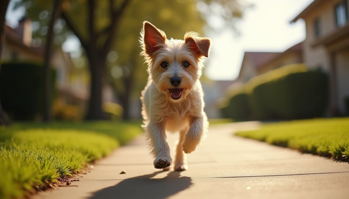 A dog on a walk — Pet Supplements in Corona, NY for Dogs