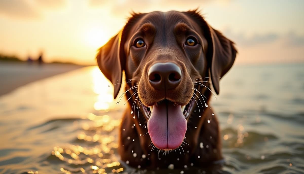 A dog on a walk — Pet Supplements in Corpus Christi TX for Dogs