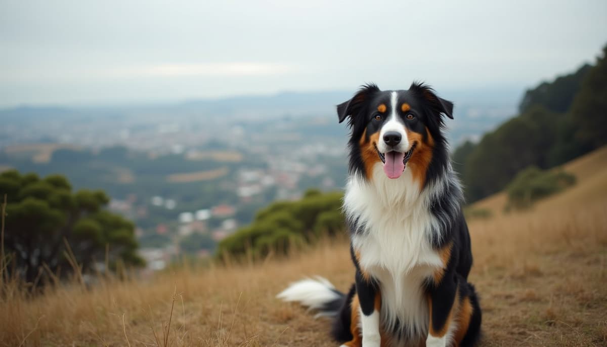 A dog on a walk — Pet Supplements in Daly City, CA for Dogs