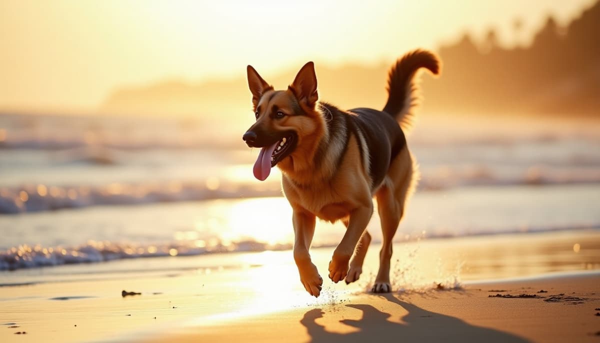 A dog on a walk — Pet Supplements in Davenport, IA for Dogs