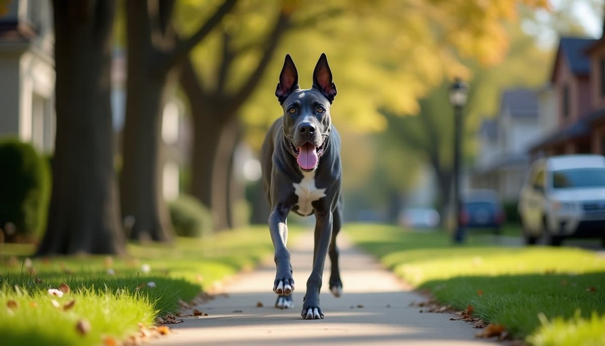 A dog on a walk — Pet Supplements in Detroit, MI for Dogs