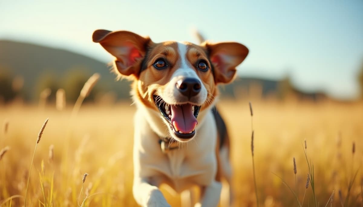 A dog on a walk — Pet Supplements in Downey, CA for Dogs