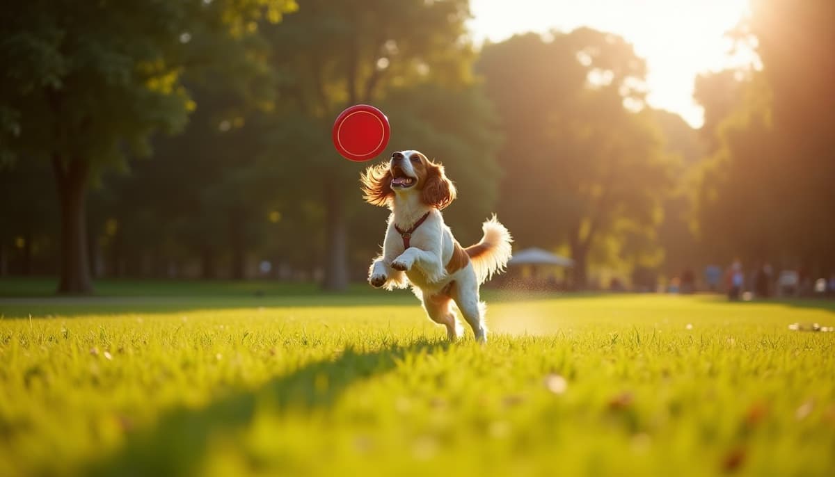 A dog on a walk — Pet Supplements in El Monte, CA for Dogs