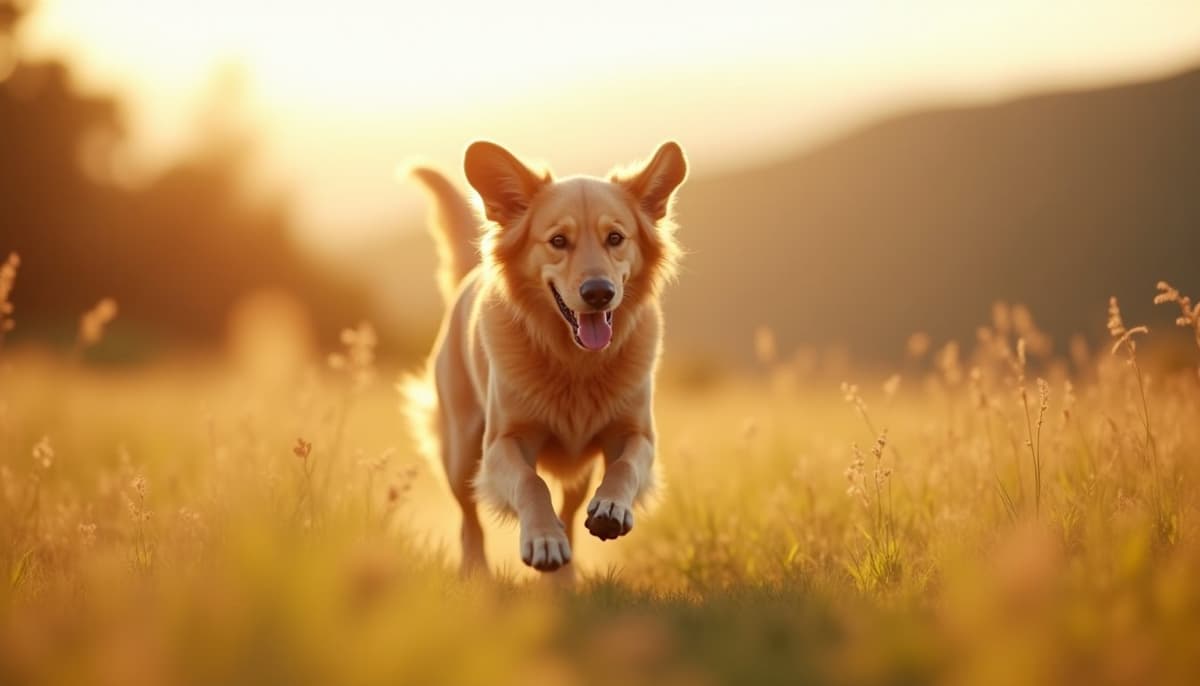 A dog on a walk — Pet Supplements in Escondido, CA for Dogs