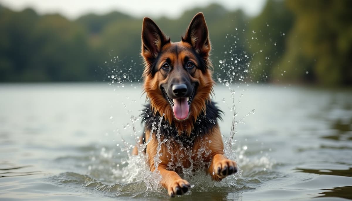 A dog on a walk — Pet Supplements in Fayetteville AR for Dogs