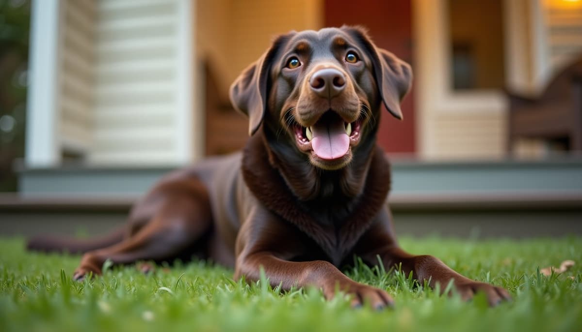 A dog on a walk — Pet Supplements in Fremont, CA for Dogs