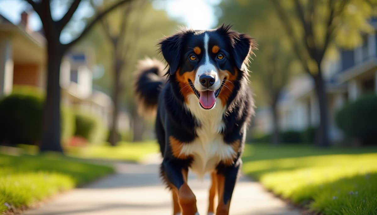 A dog on a walk — Pet Supplements in Gainesville, FL for Dogs