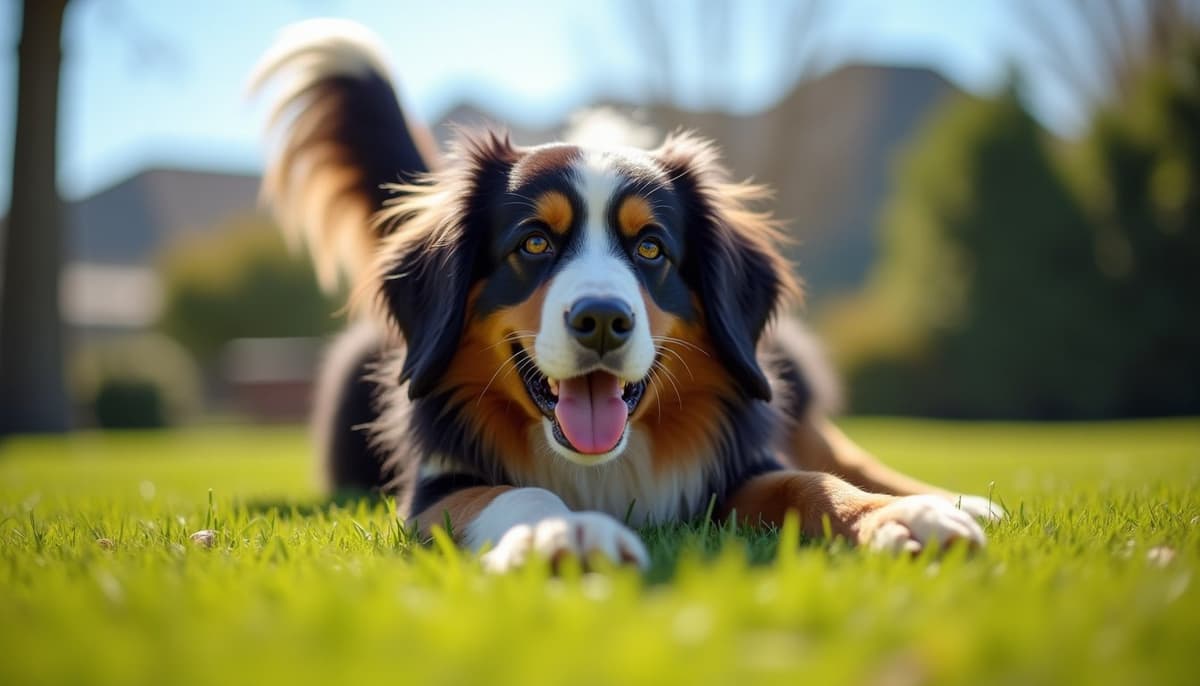A dog on a walk — Pet Supplements in Hayward, CA for Dogs