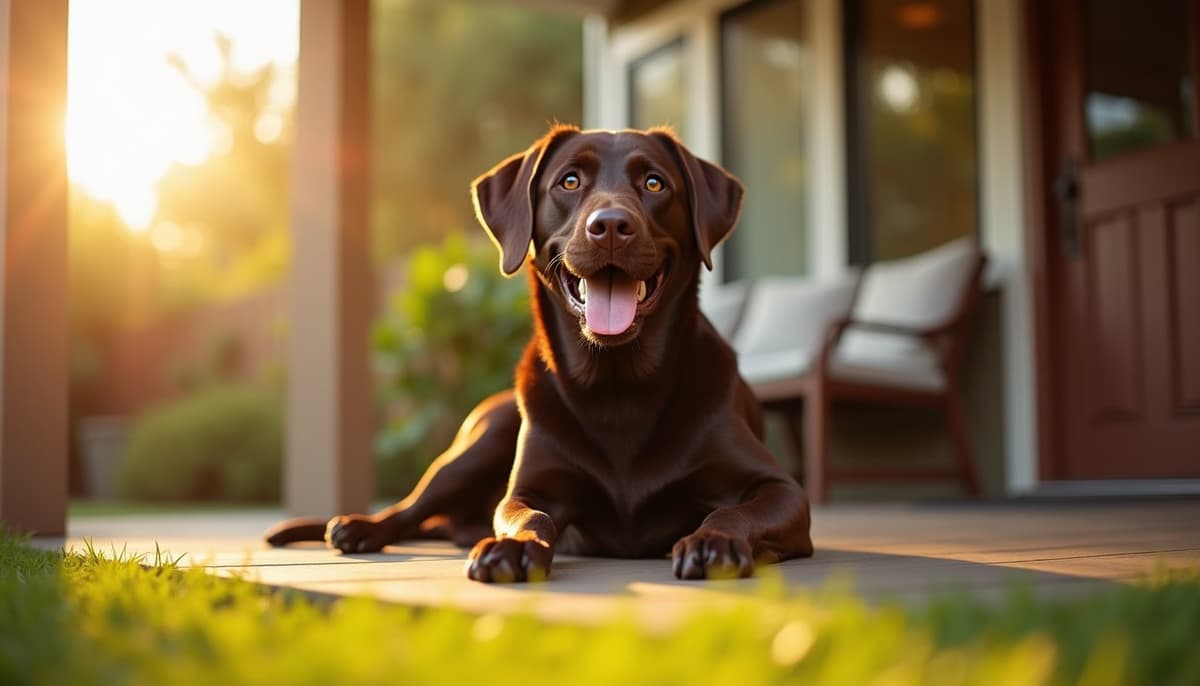 A dog on a walk — Pet Supplements in Irvine, CA for Dogs