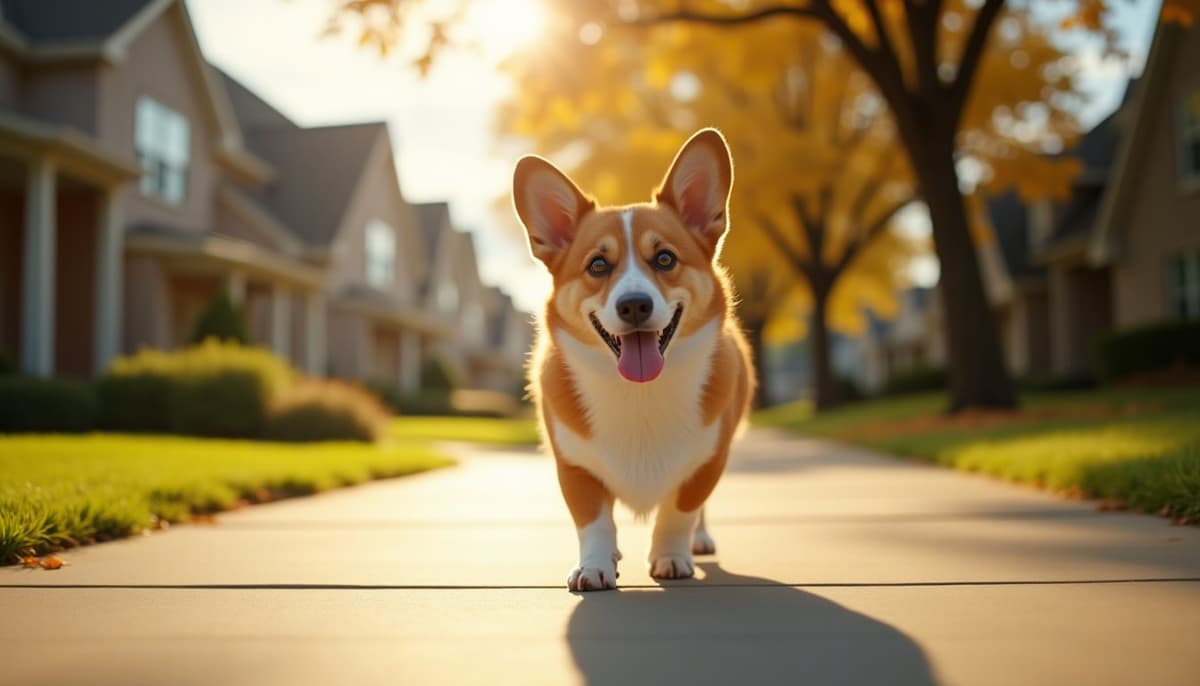 A dog on a walk — Pet Supplements in Irving, TX for Dogs