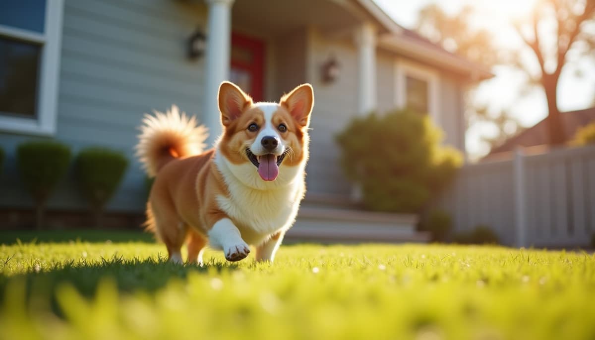 A dog on a walk — Pet Supplements in Long Beach, CA for Dogs