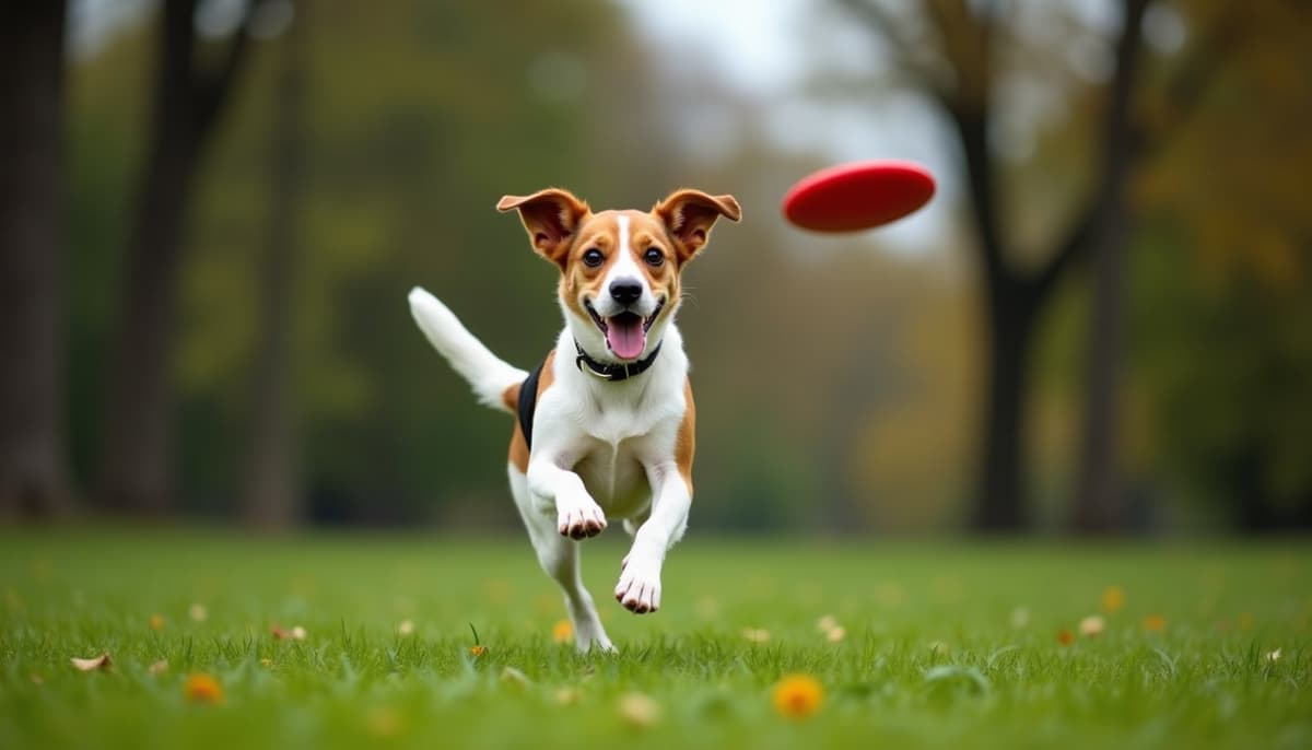 A dog on a walk — Pet Supplements in Madison, WI for Dogs