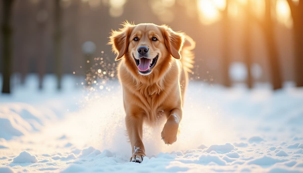 A dog on a walk — Pet Supplements in Modesto CA for Dogs