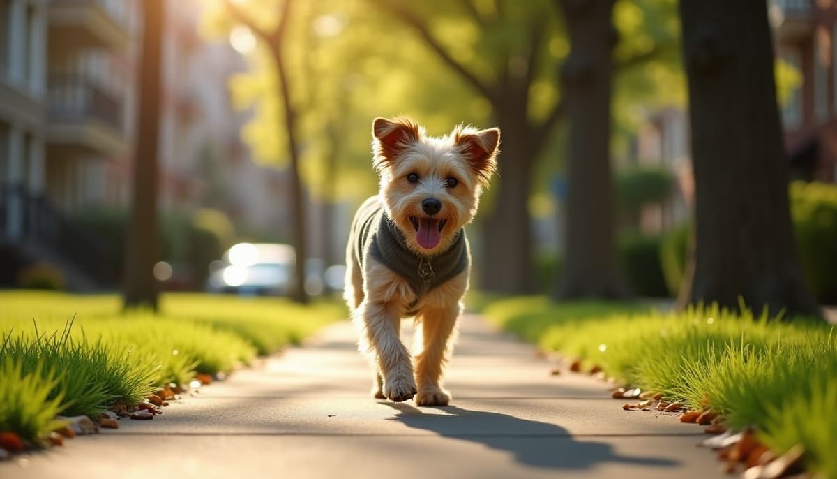 A dog on a walk — Pet Supplements in New York, NY for Dogs
