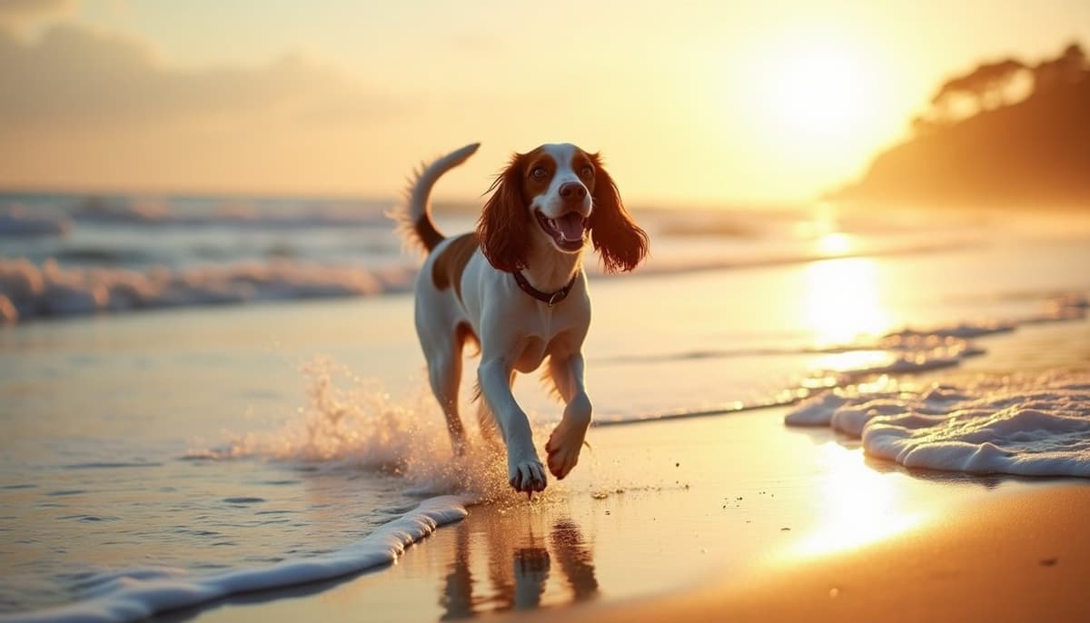 A dog on a walk — Pet Supplements in Norman, OK for Dogs