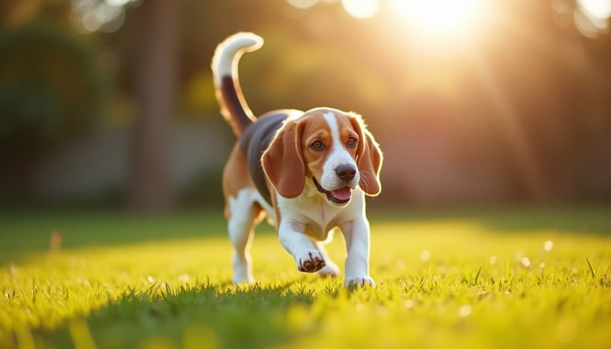 A dog on a walk — Pet Supplements in Orange, CA for Dogs