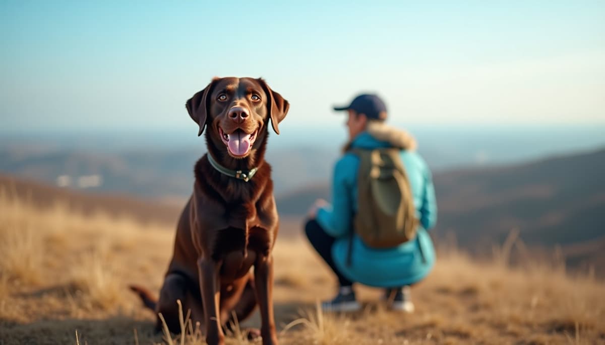 A dog on a walk — Pet Supplements in Overland Park, KS for Dogs
