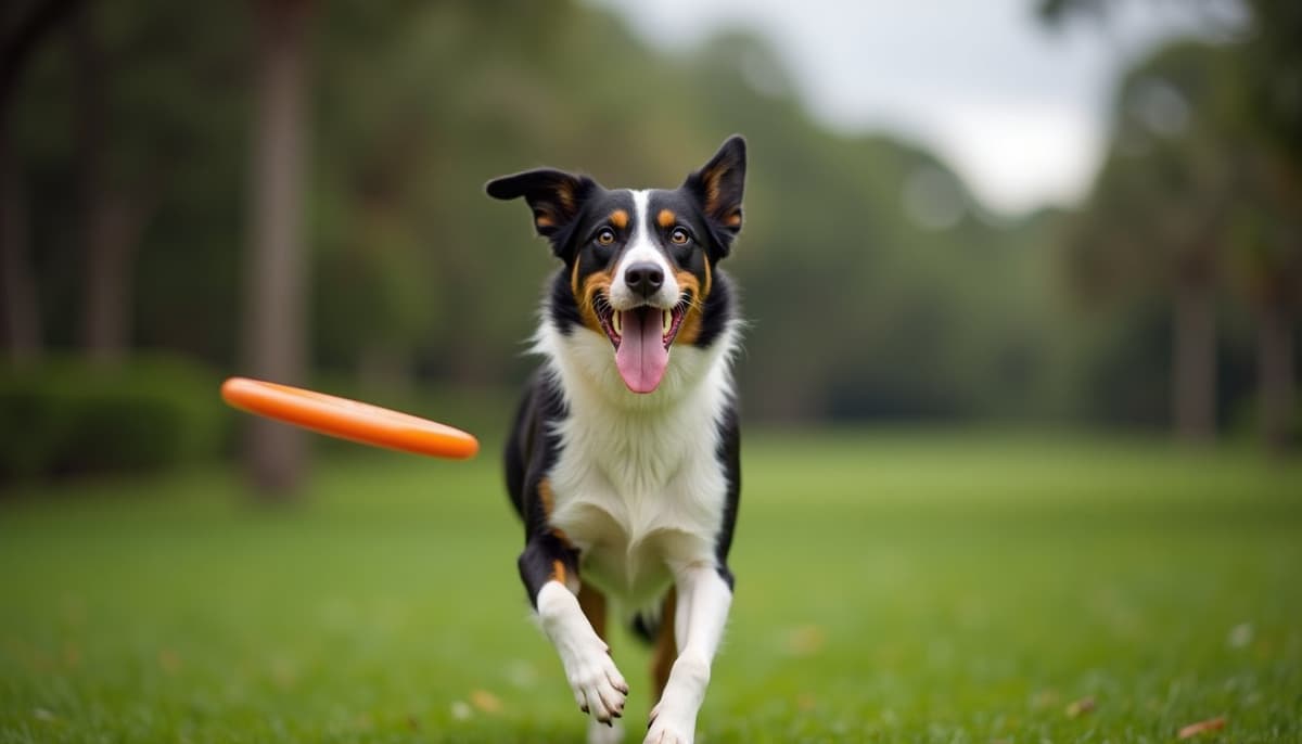 A dog on a walk — Pet Supplements in Palm Bay FL for Dogs