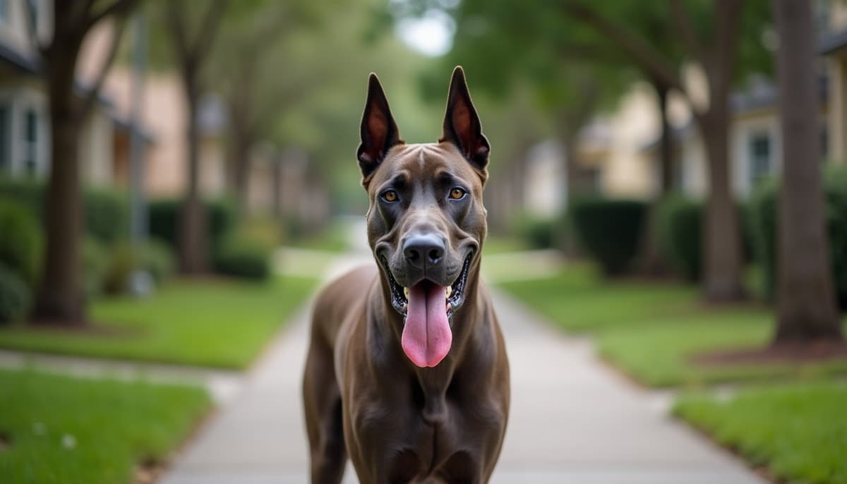 A dog on a walk — Pet Supplements in Pembroke Pines FL for Dogs