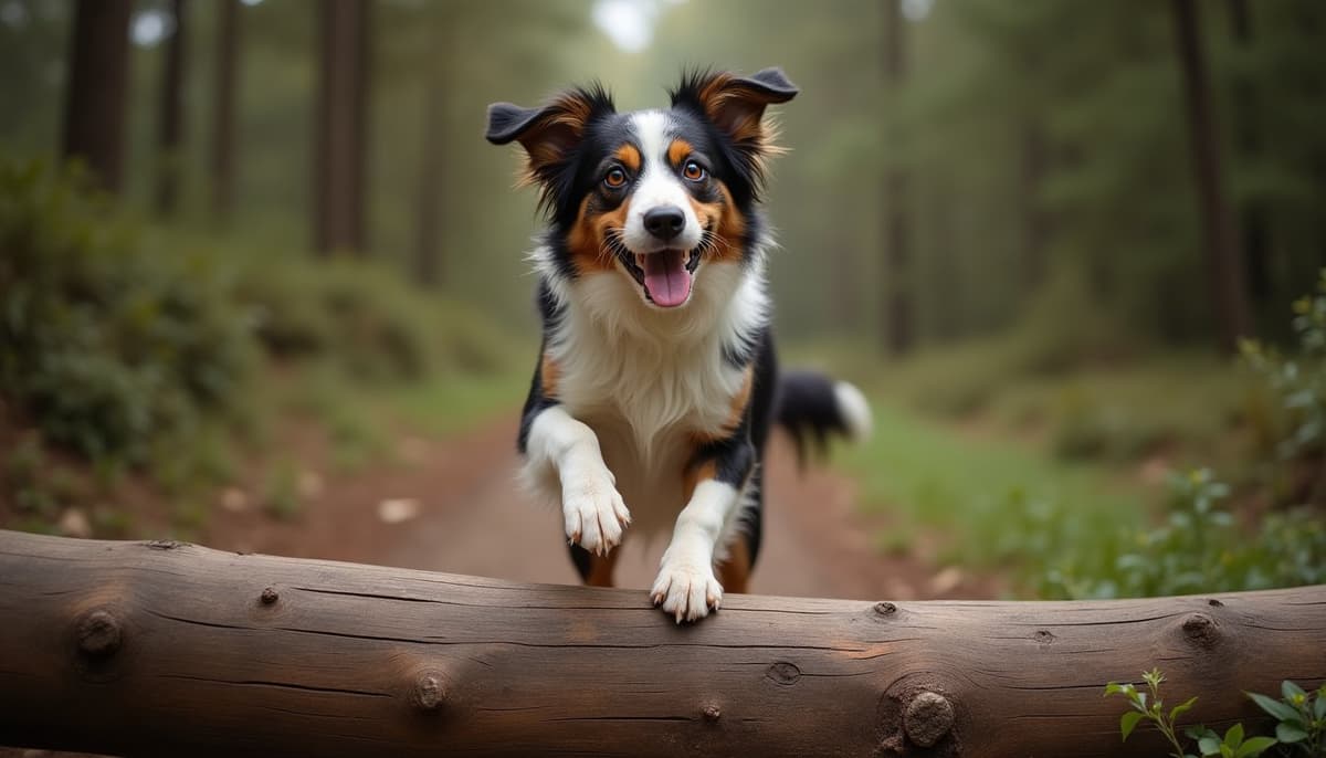 A dog on a walk — Pet Supplements in Riverside, CA for Dogs