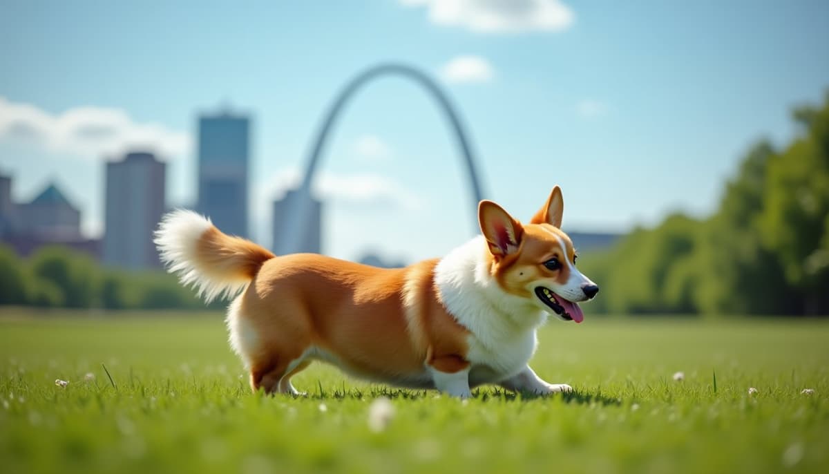 A dog on a walk — Pet Supplements in Saint Louis, MO for Dogs
