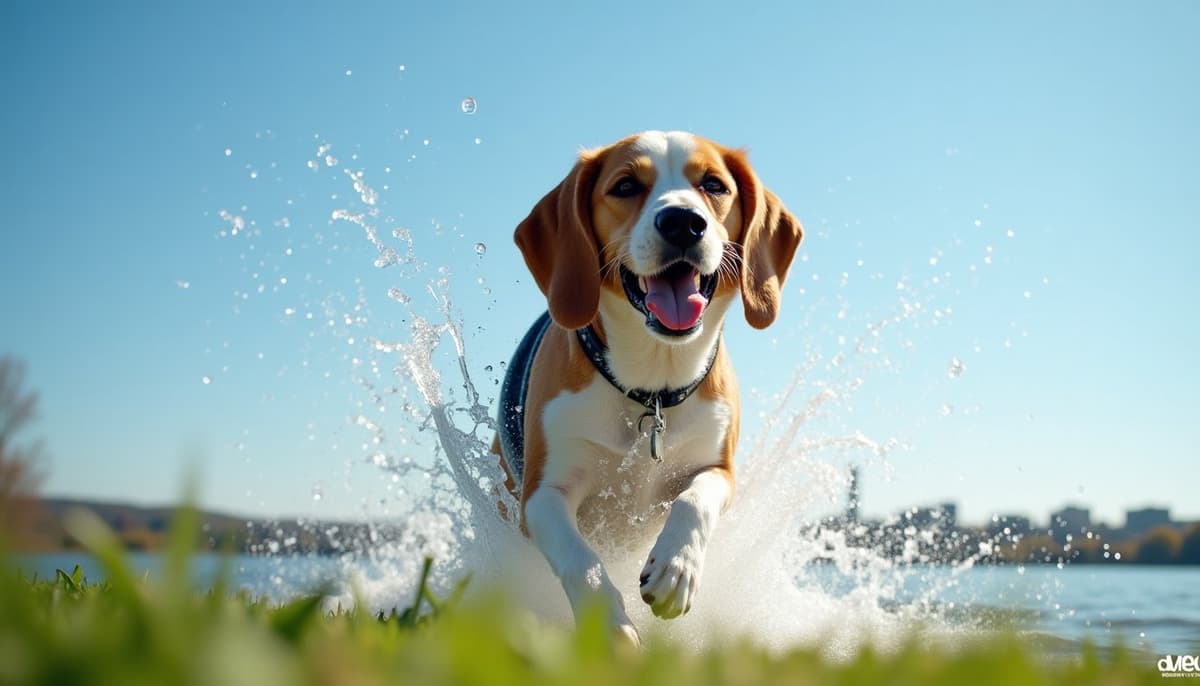 A dog on a walk — Pet Supplements in Saint Paul, MN for Dogs