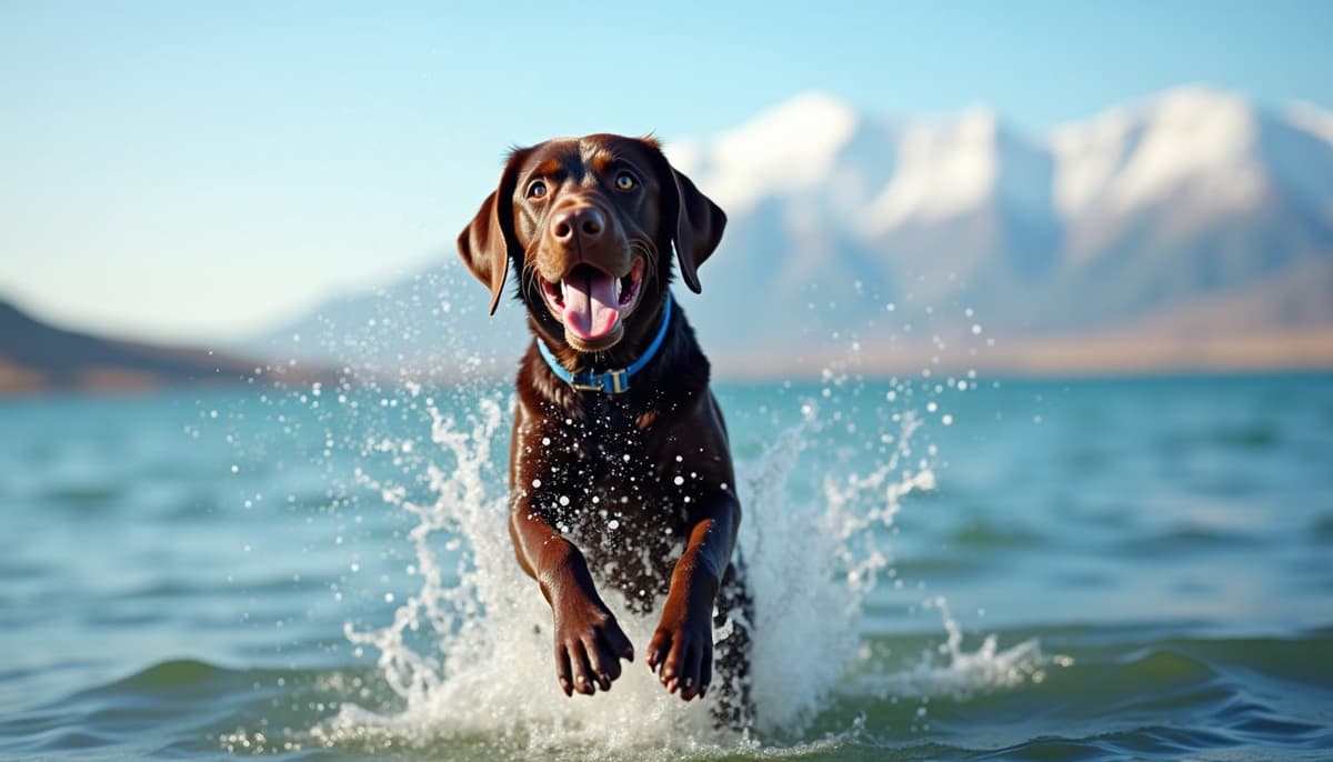A dog on a walk — Pet Supplements in Salt Lake City, UT for Dogs