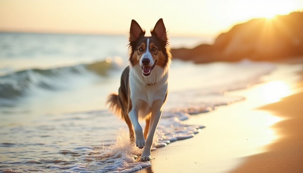 A dog on a walk — Pet Supplements in San Antonio TX for Dogs