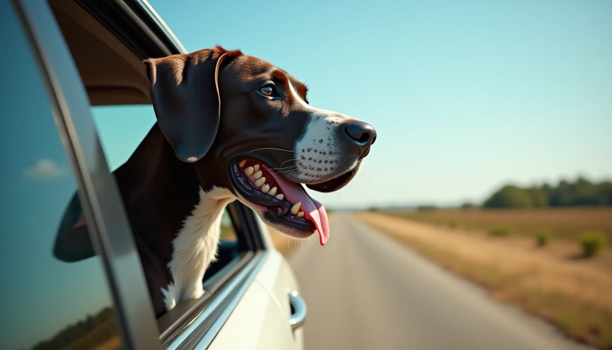 A dog on a walk — Pet Supplements in Savannah, GA for Dogs