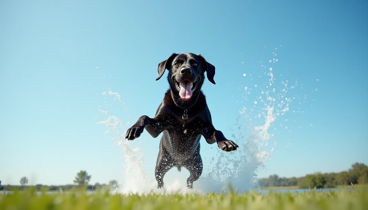 A dog on a walk — Pet Supplements in Shreveport, LA for Dogs