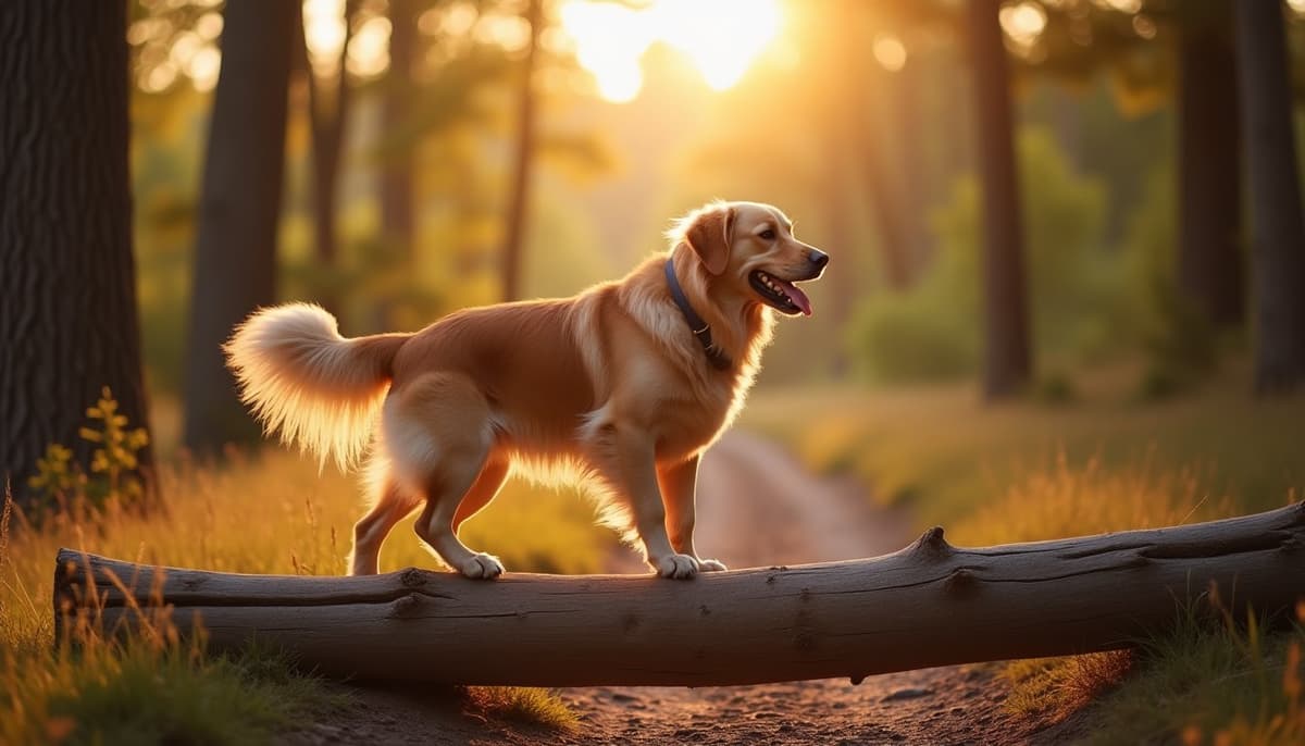 A dog on a walk — Pet Supplements Spokane WA for Dogs