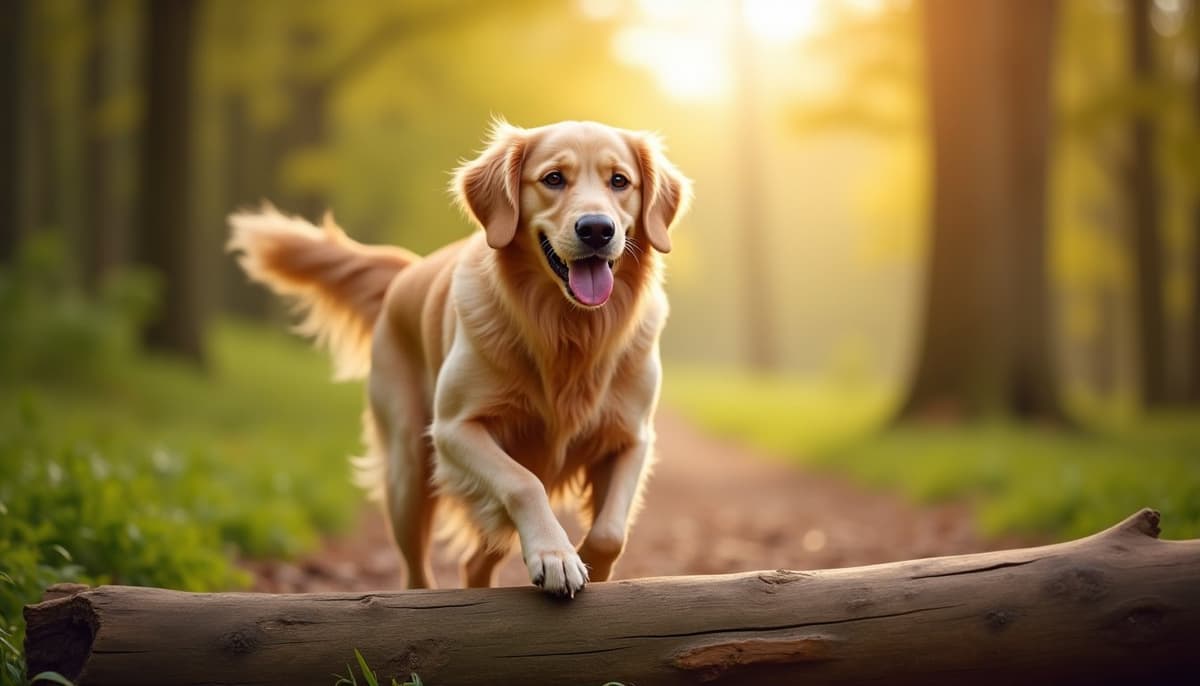 A dog on a walk — Pet Supplements in Stamford, CT for Dogs