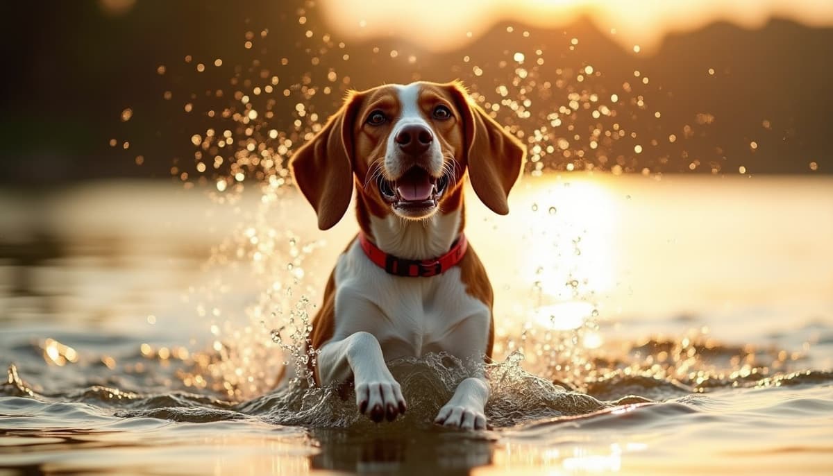 A dog on a walk — Pet Supplements in Tacoma, WA for Dogs