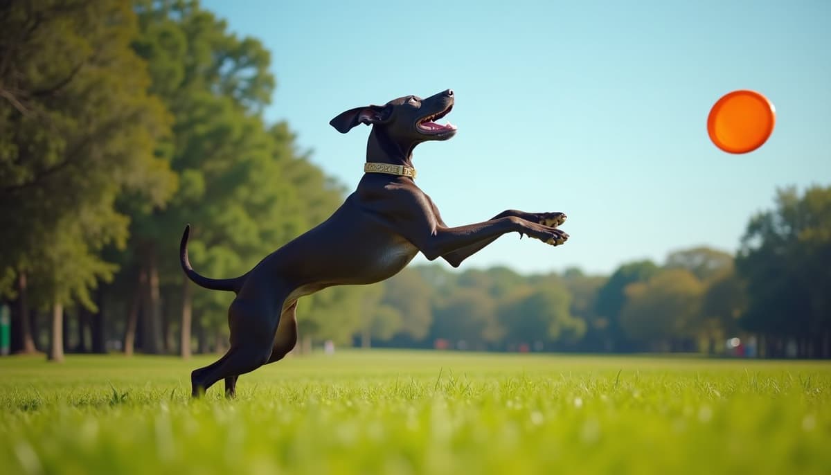 A dog on a walk — Pet Supplements in Tallahassee, FL for Dogs