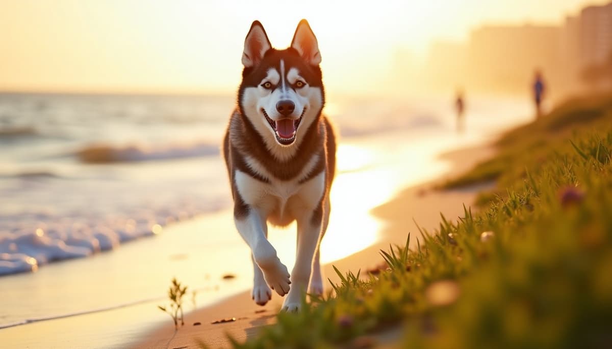 A dog on a walk — Pet Supplements in Tampa, FL for Dogs