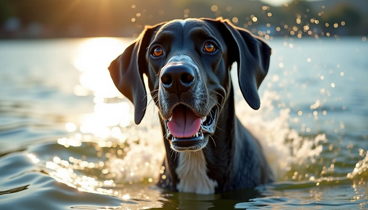 A dog on a walk — Pet Supplements in Vallejo, CA for Dogs